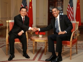胡锦涛会见奥巴马就中美关系提三建议