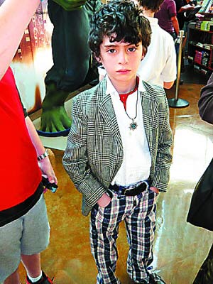8岁男孩成为美国年纪最小时尚型男(组图)