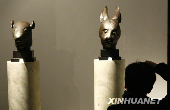 法国法院批准拍卖中国圆明园青铜兽首(组图)