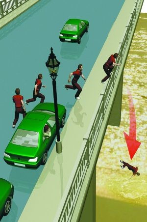 出租车司机当着女友面跳下南京长江大桥(图)