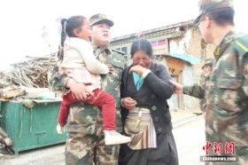 尼泊尔强震致西藏近30万人受灾 余震使灾情扩大